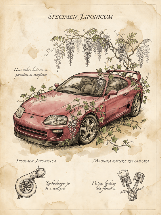 Specimen Japonicum: Reclaimed Supra Illustration