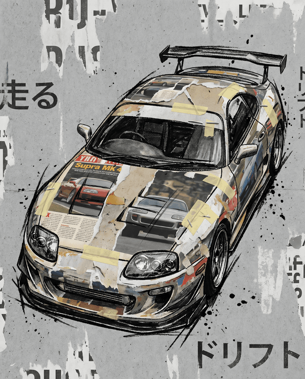 Supra A80 Street Culture Collage