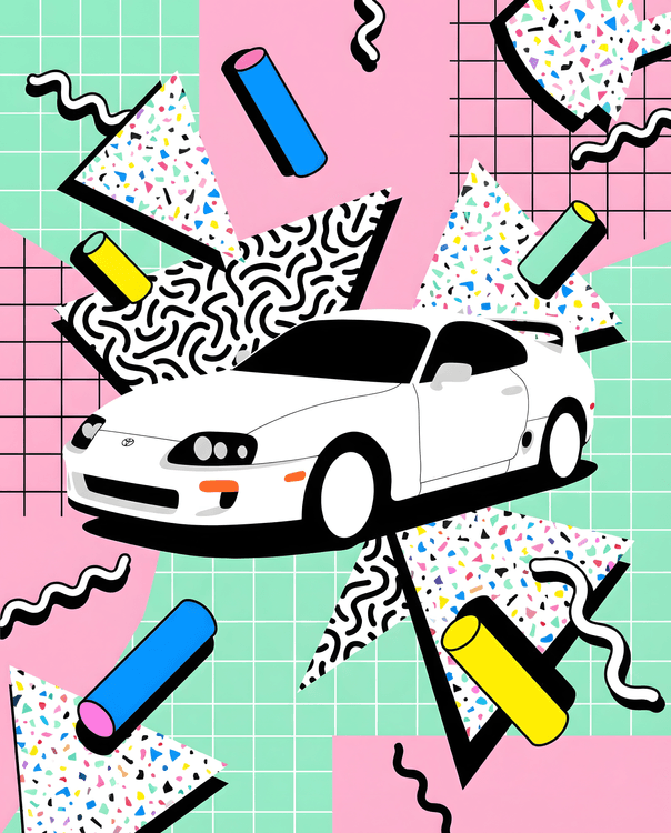 Memphis Retro Supra A80