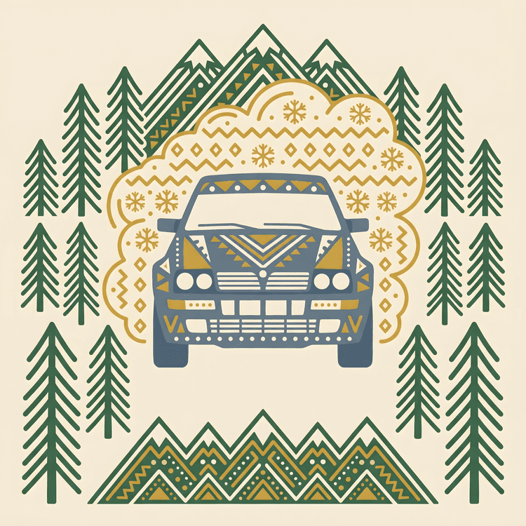 Lancia Delta: Folk Art Winter Rally