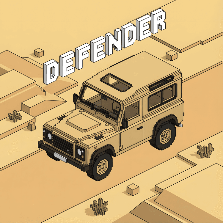 Voxel Desert Defender 90