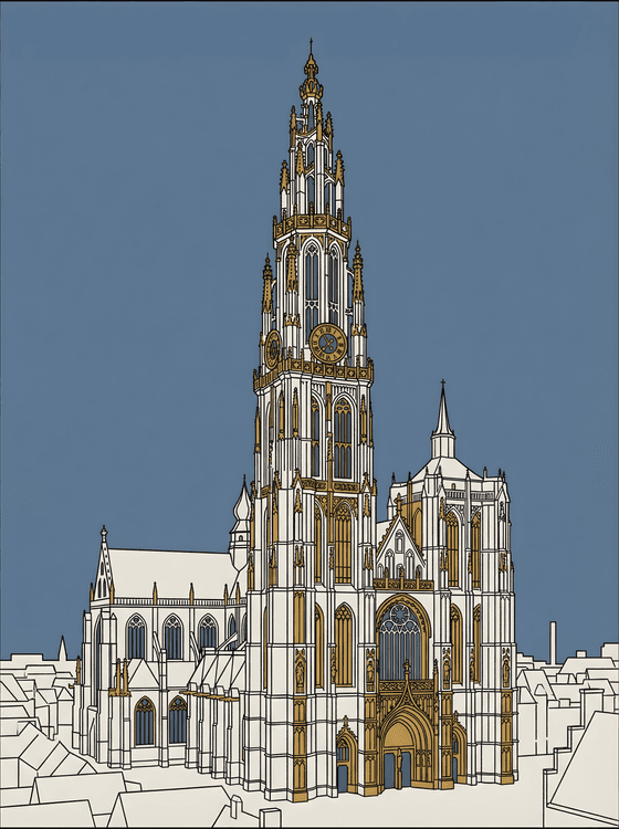 Antwerp Cathedral Spire