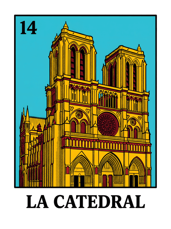 La Catedral - Notre-Dame Lotería Card
