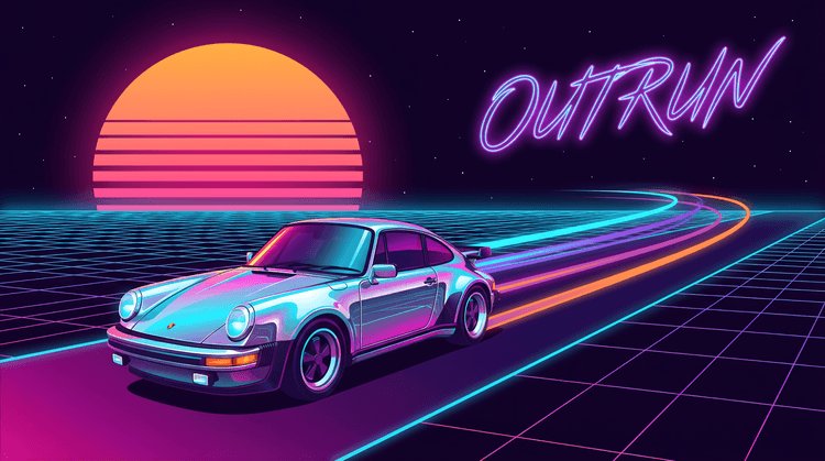 Classic Porsche 911 Retro Outrun