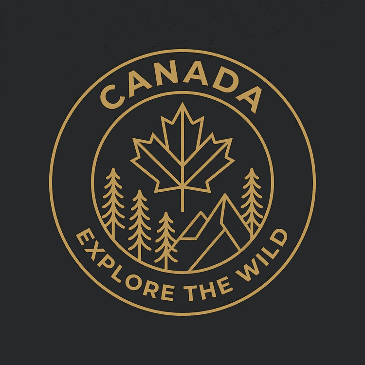 Canada Explore the Wild Minimalist Badge