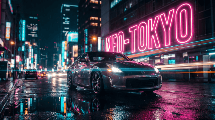 Neo-Tokyo Night Drive Nissan 370Z