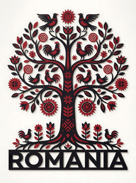 Romanian Heritage Tree of Life