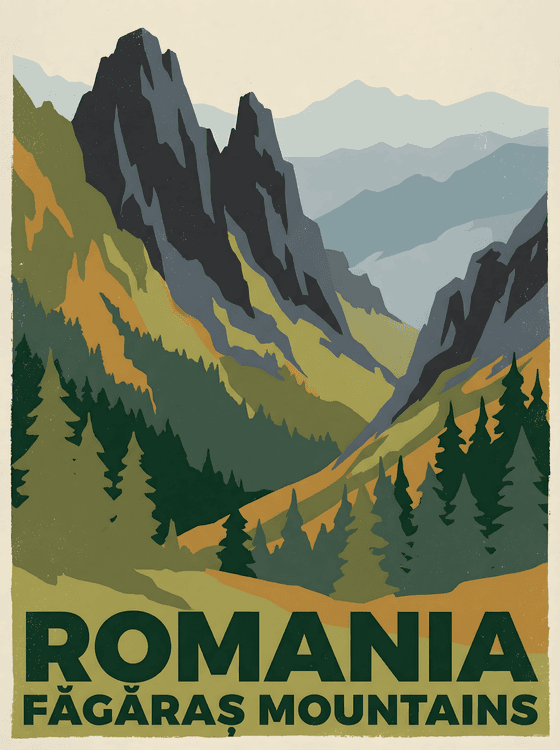 Romania: Făgăraș Mountains Alpine Valley