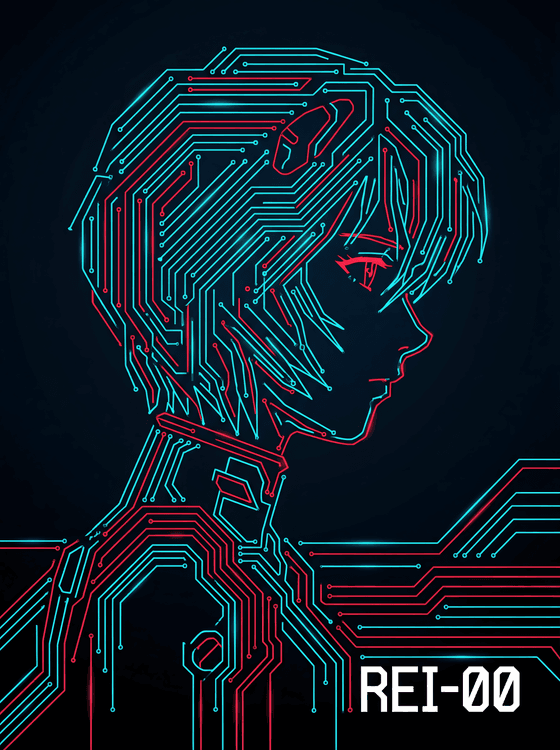 Rei Ayanami: Cybernetic Circuitry