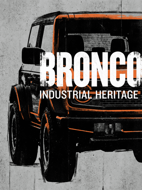 Bronco Industrial Heritage Graphic Art