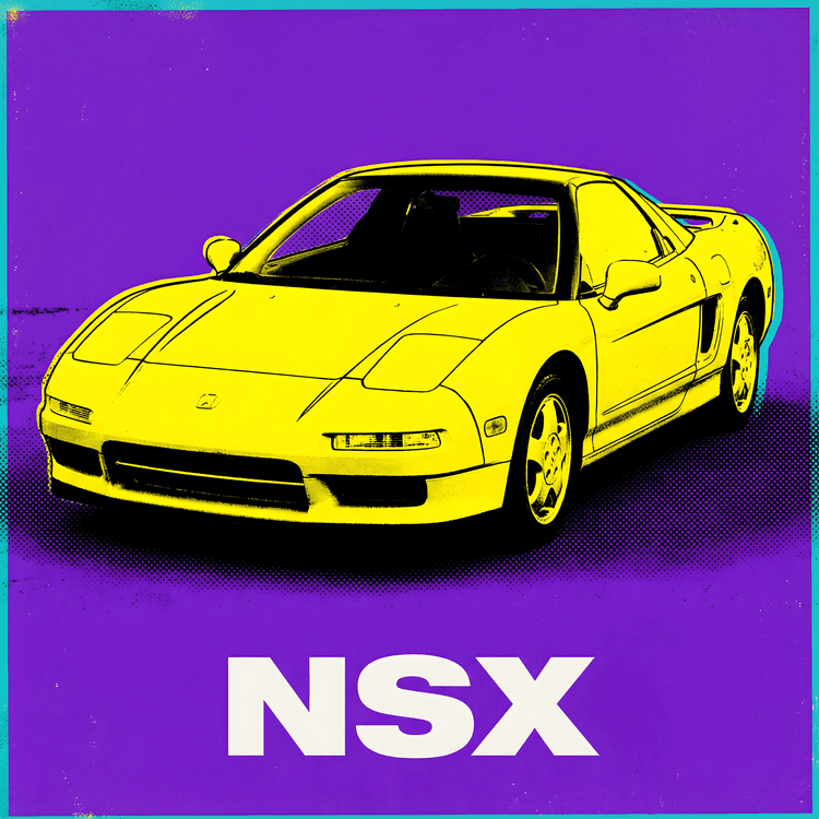 Pop Art Evolution: Honda NSX
