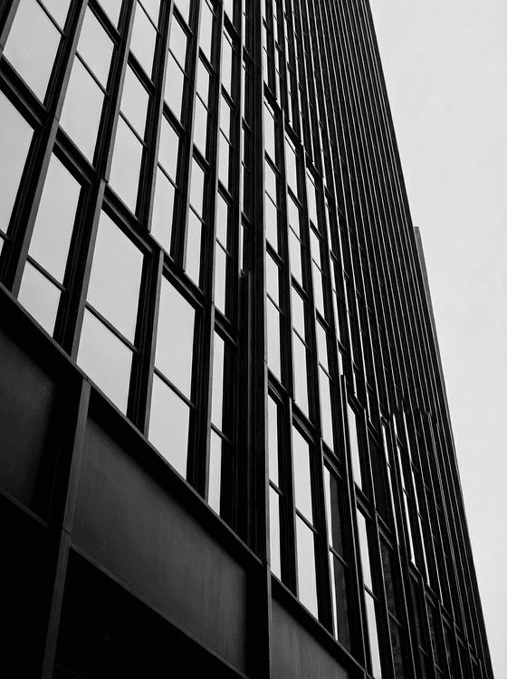 Modernist Monolith: Chicago High-Rise Perspective