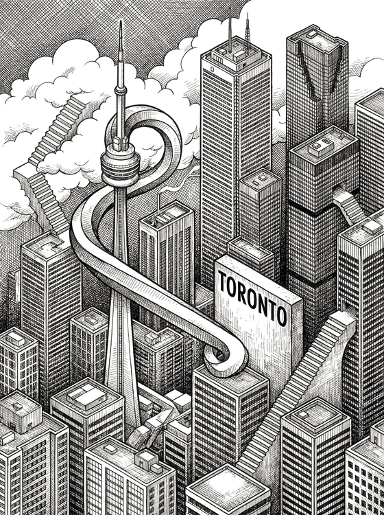 Toronto Dreamscape: The Twisted CN Tower