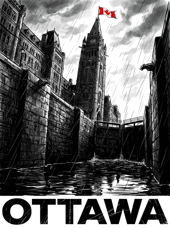 Ottawa Noir: Rain Over the Locks