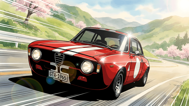 Alfa Romeo Giulia GTA 1965 Sakura Mountain Run