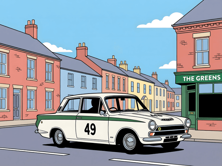 Lotus Cortina Mk1 Heritage Street Scene