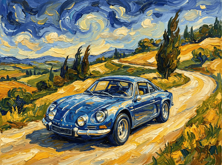 Alpine A110 Starry Countryside Drive