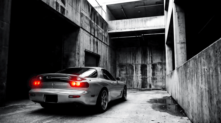 Silver RX-7: Industrial Aura