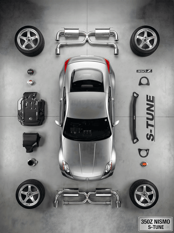 S-Tune Assembly: 350Z Nismo Knolling