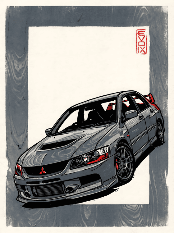 Evolution IX: Heritage Ink Illustration