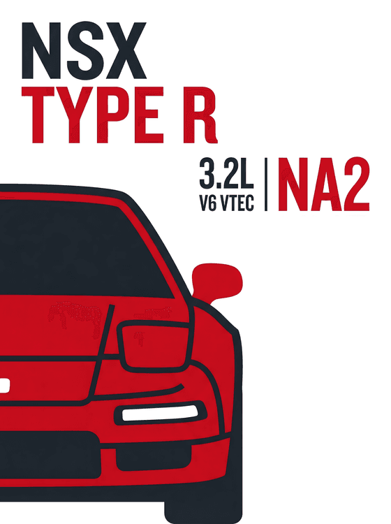 NSX Type R: NA2 Technical Illustration