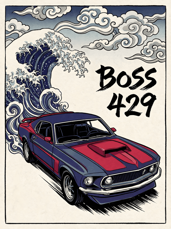 Boss 429 Ukiyo-e Wave Fusion