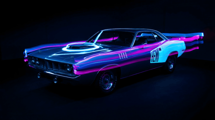 HEMI Neon Pulse: 1971 Plymouth Cuda