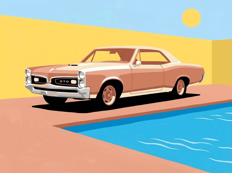 Poolside GTO: Mid-Century Summer