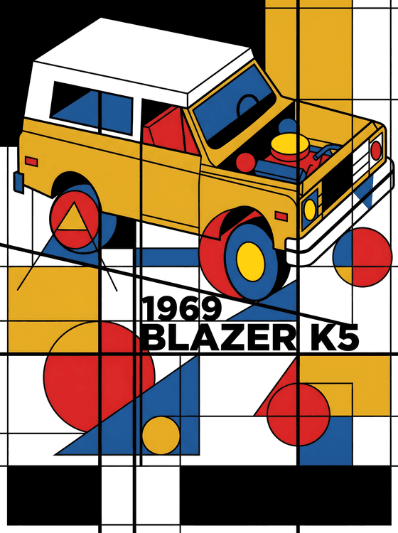 Blazer K5: De Stijl Composition