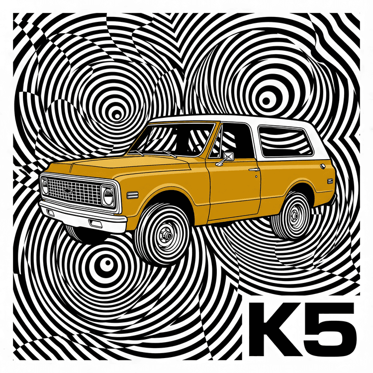 K5 Blazer: Hypnotic Op Art Edition