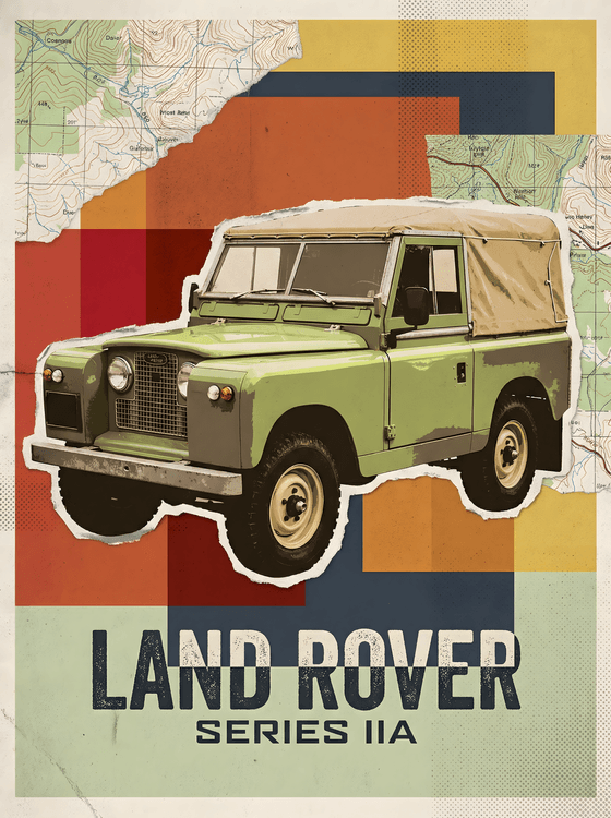 Land Rover Series IIA Adventure Collage