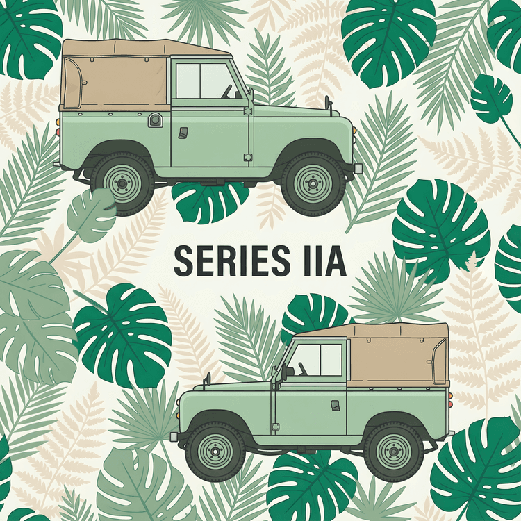 Land Rover Series IIA: Tropical Expedition Graphic