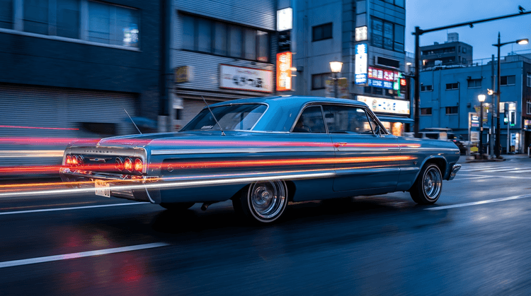 Midnight Blue 64 Impala