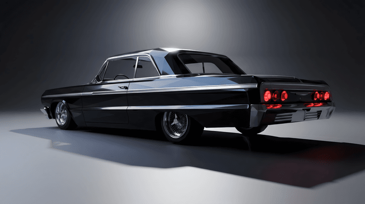 Low Poly '64 Impala Noir