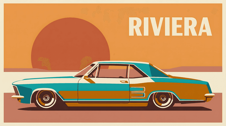 Riviera Sunscape Poster