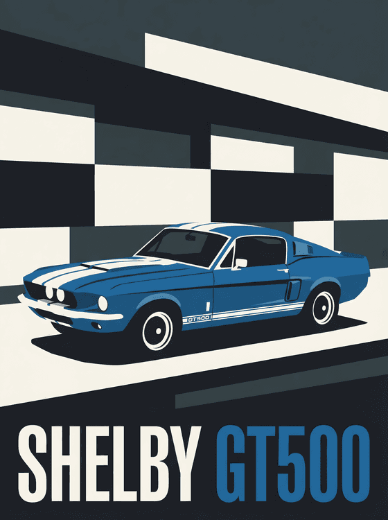 Shelby GT500 Geometric Muscle