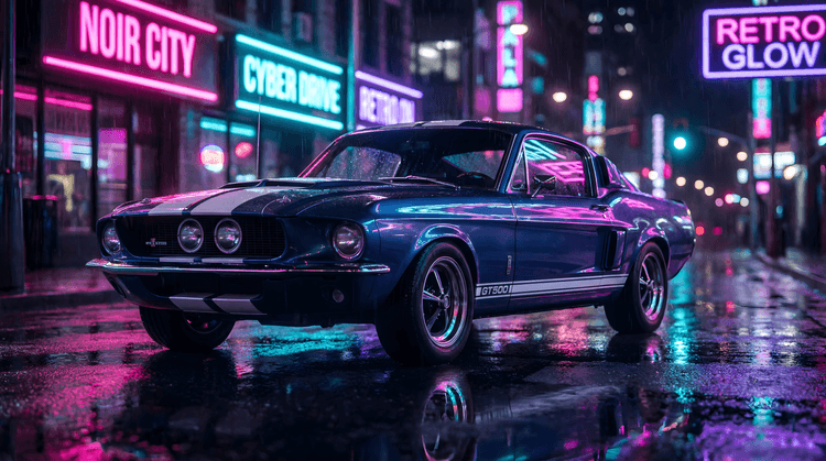 Neon Noir Shelby GT500