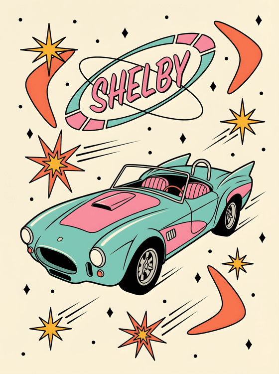 Shelby Cobra: Atomic Retro Speed