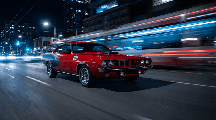 Red 'Cuda Urban Night Pursuit