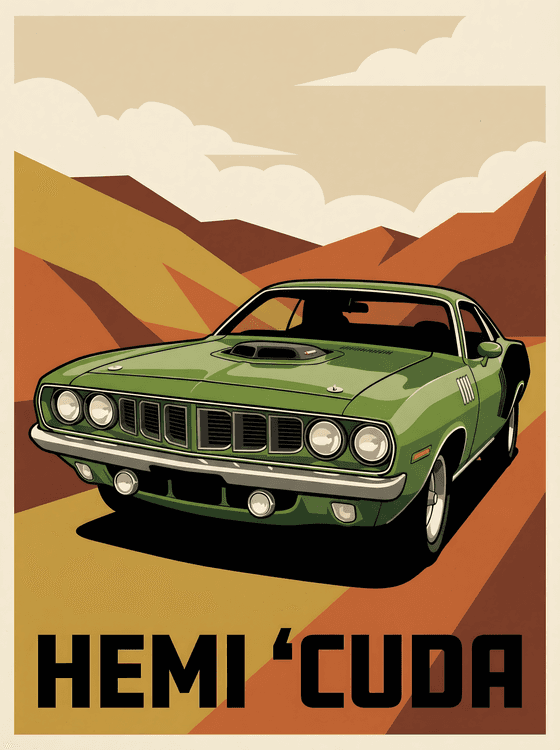 Hemi 'Cuda: Desert Road Legend