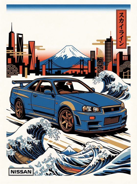 Nissan Skyline R34: The Great Wave of JDM