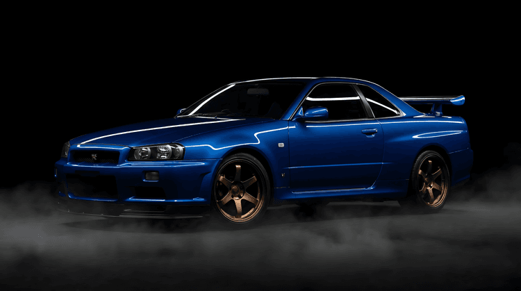 Bayside Legend: Nissan Skyline GT-R R34 in Mist