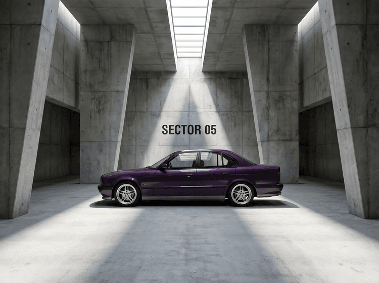 BMW E34 M5: Sector 05 Brutalist Studio