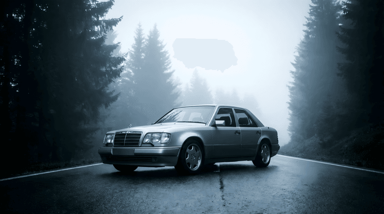 Mercedes-Benz 500E: Misty Forest Highlands Run