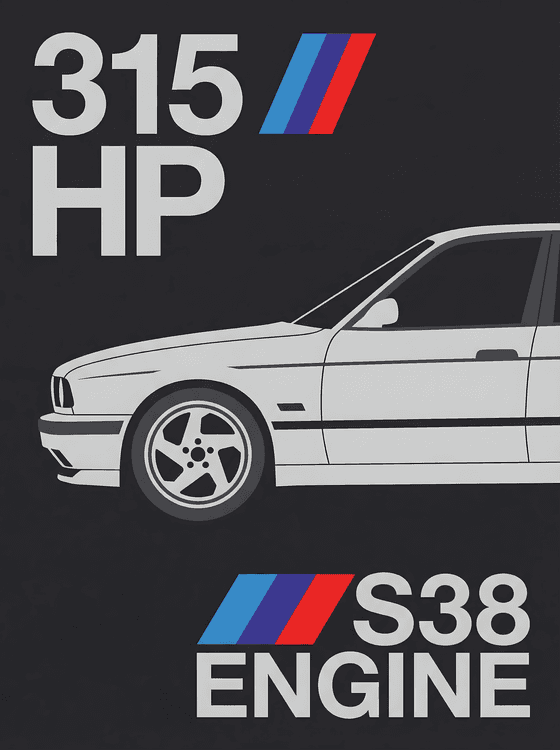 BMW M5 E34: S38 Engine Performance Art