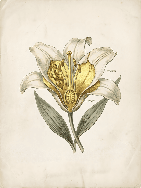 Gilded Lily Anatomy