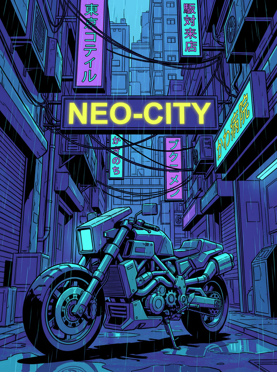 Neon Guardian of Neo-City