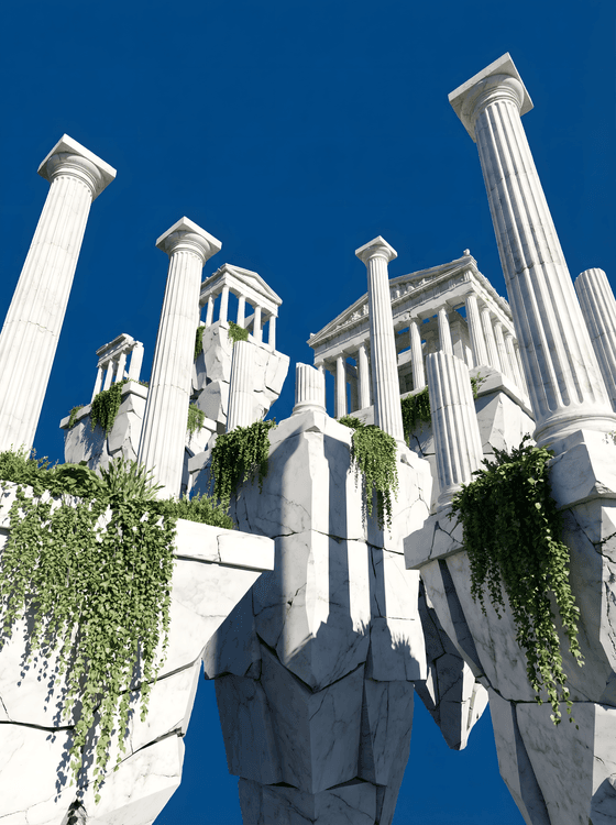 Floating Pillars of Olympus