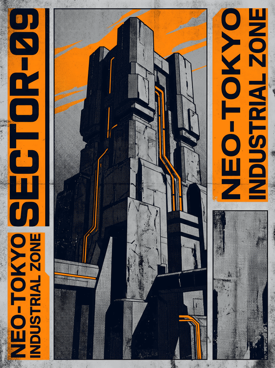 Neo-Tokyo Sector-09: Industrial Monolith