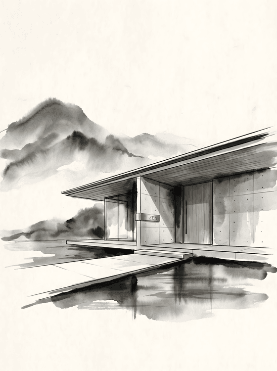 Zen Retreat: Modernism in the Mist